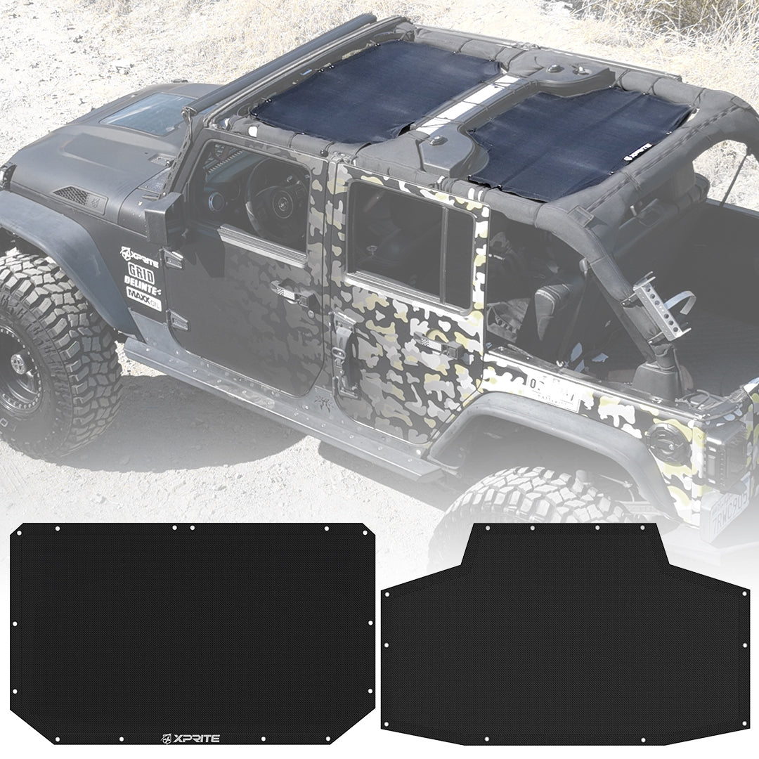 Xprite JK Sunshade Top with Flag Design