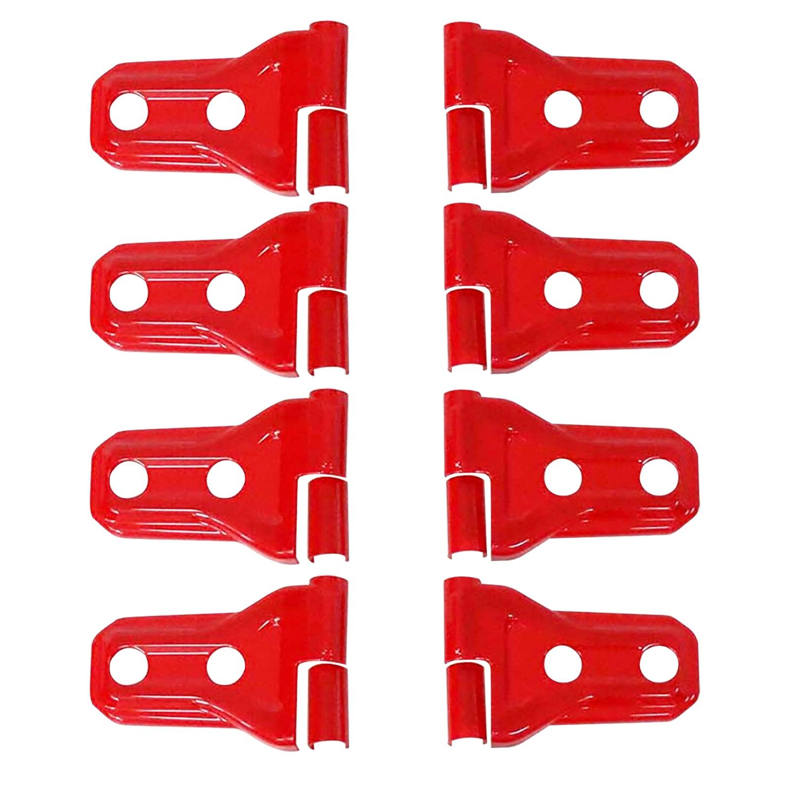 (8pcs/set) Door Hinge Shell for Wrangler JL 2018-2022 (Black/ Red/ Silver)