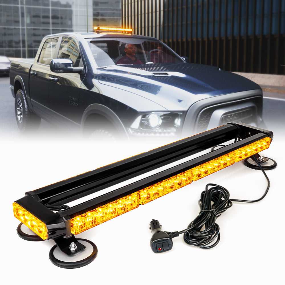 Mini LED Rooftop Strobe Light Bar with Magnetic Base | Blaze Series