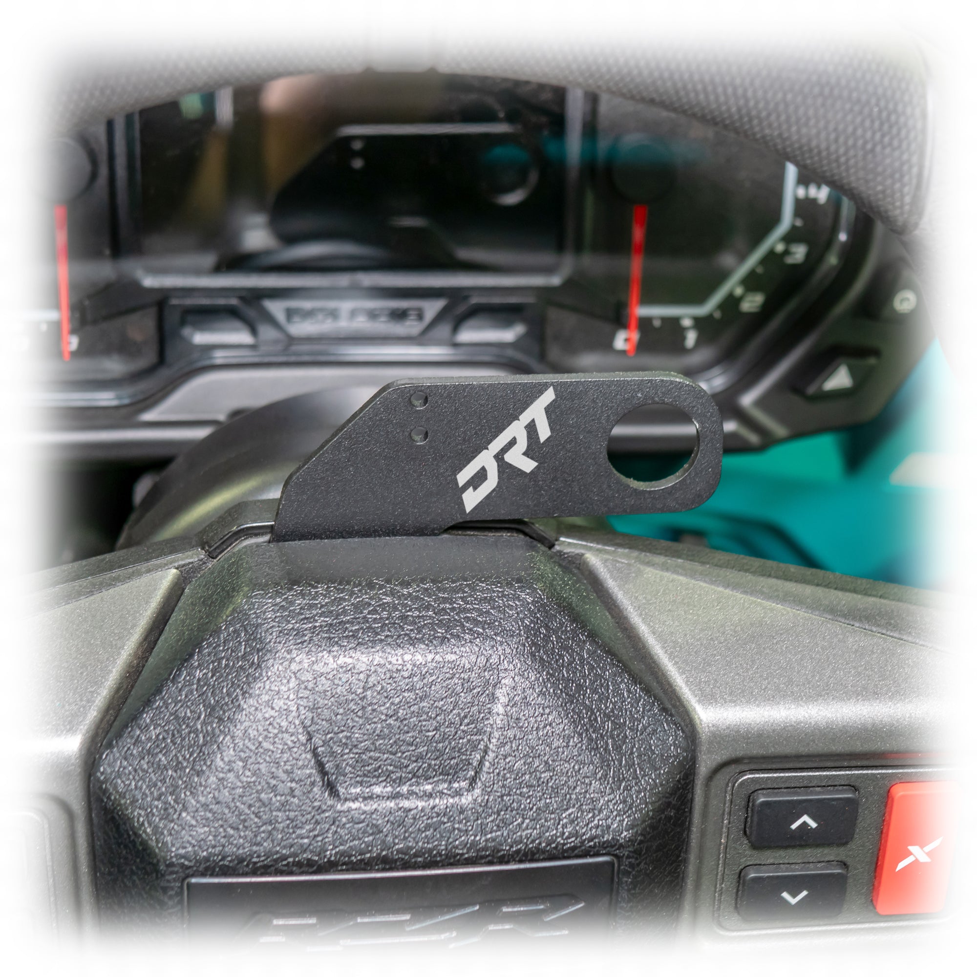 Polaris RZR 2020+ Steering Wheel Single Push-To-Talk Plate