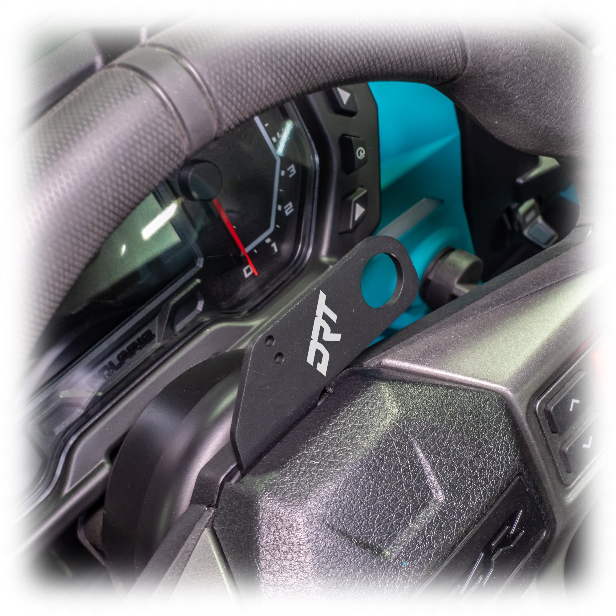 Polaris RZR 2020+ Steering Wheel Single Push-To-Talk Plate