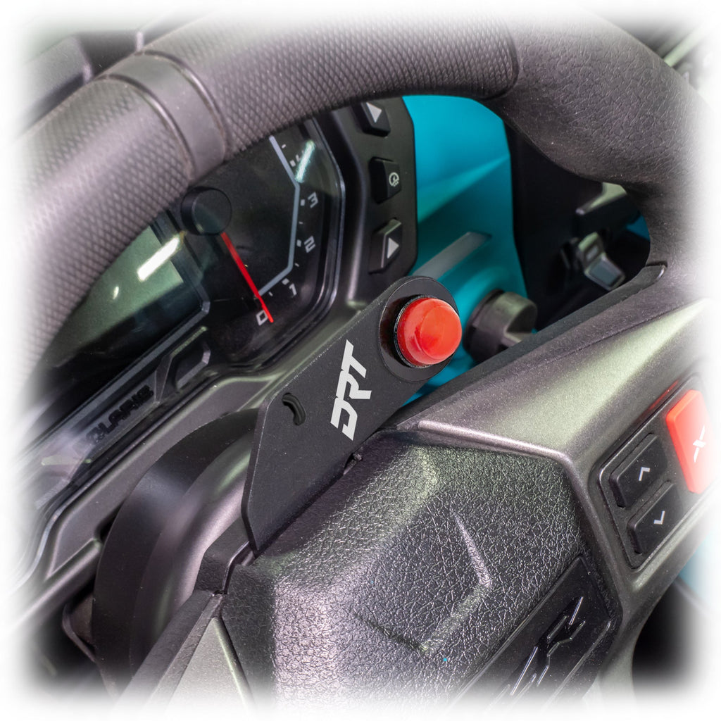 Polaris RZR 2020+ Steering Wheel Single Push-To-Talk Plate
