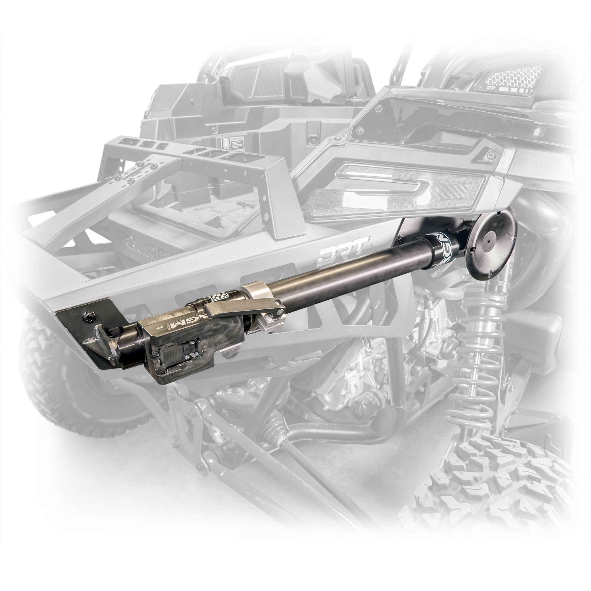 Polaris Pro R Desert Runner Fixed Tire Carrier AGM Electric Jack Holder Kit