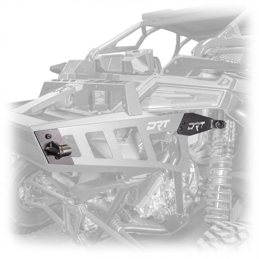 Polaris Pro R Desert Runner Fixed Tire Carrier AGM Electric Jack Holder Kit