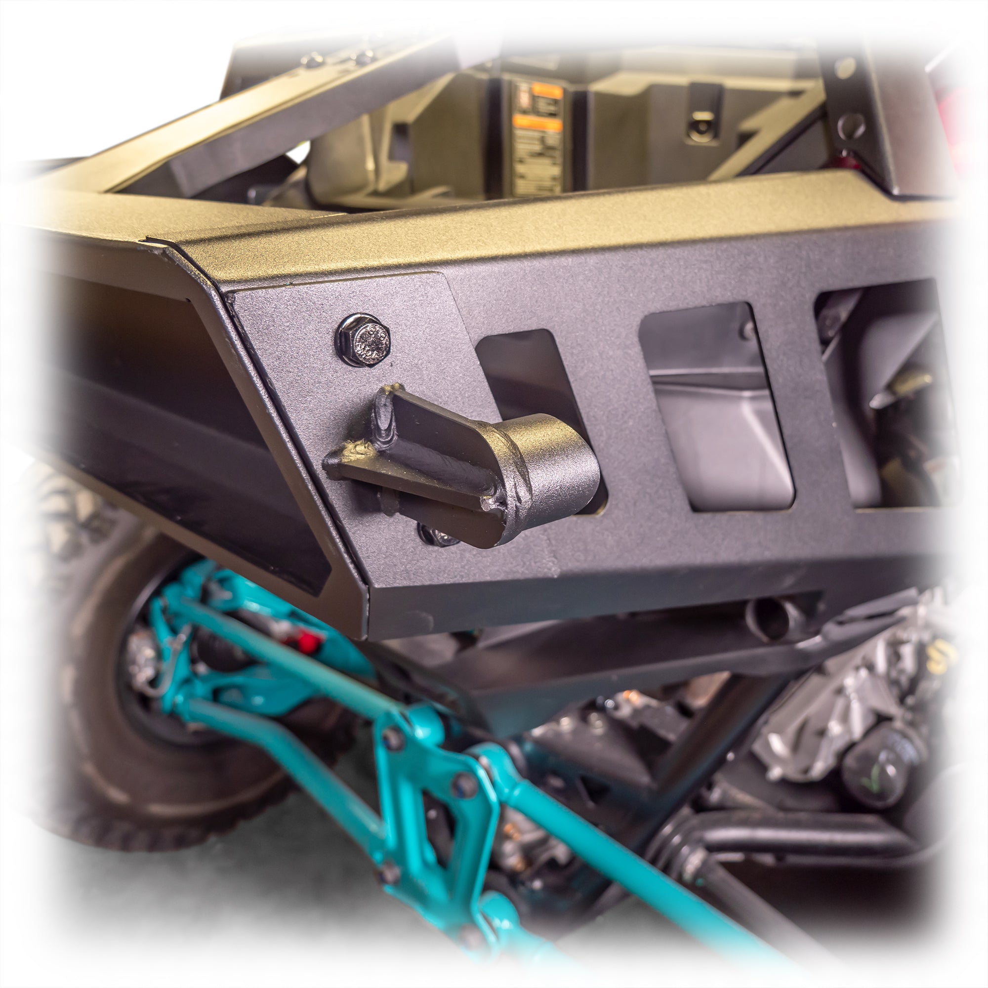 Polaris Pro R Desert Runner Fixed Tire Carrier AGM Electric Jack Holder Kit