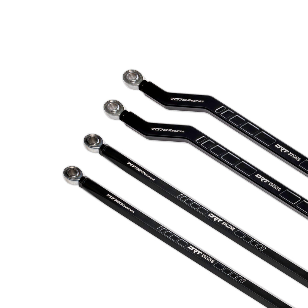Billet Aluminum Race Series 7075 XD High Clearance Radius Rod Set For Polaris Pro R / Pro S / Turbo R