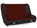 Elite Series Rear Bench for Jeep Wrangler TJ, LJ, JK; Black Vinyl