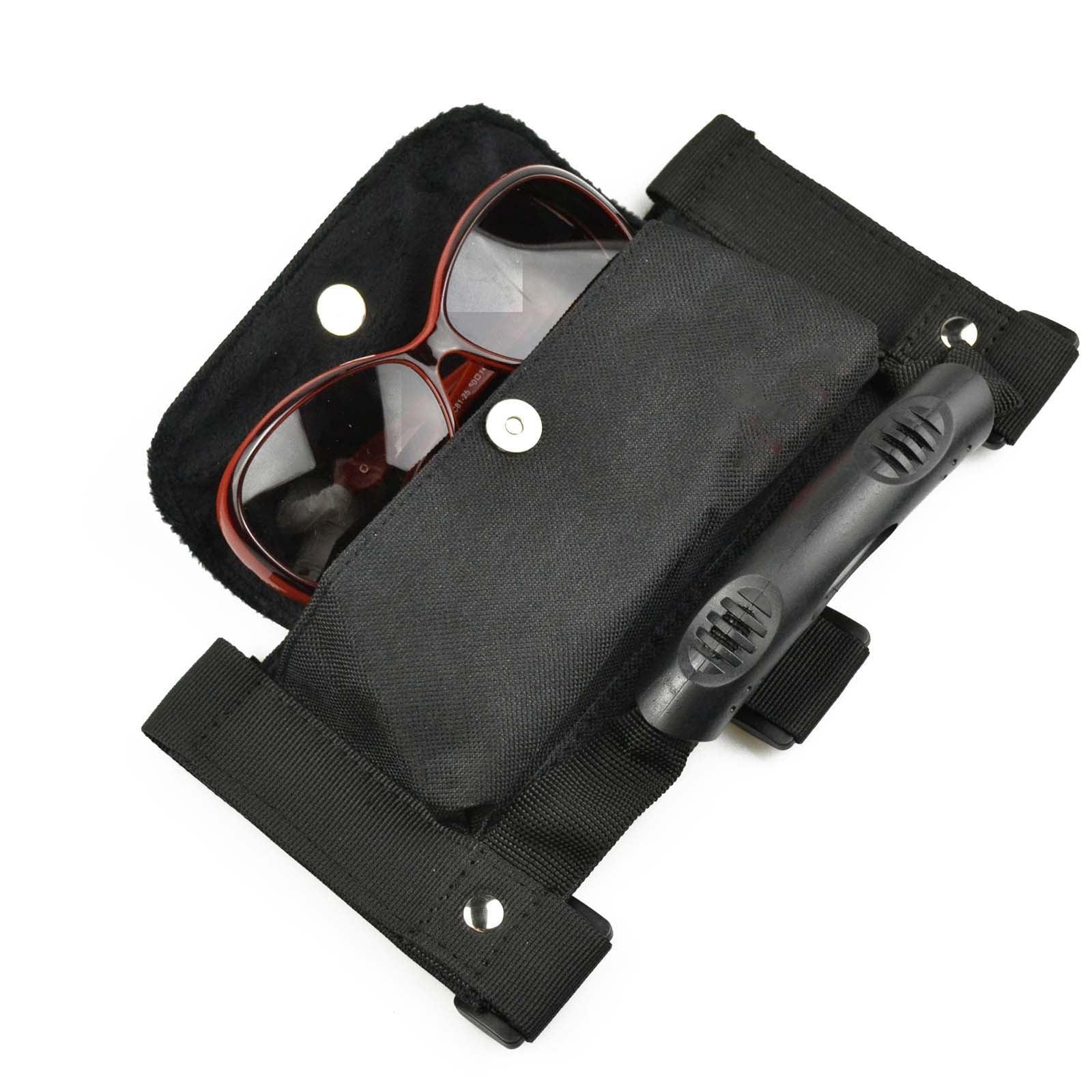 Canvas Roof Handle with Glasses Storage Bag Fit for Wrangler JK 2007-2017