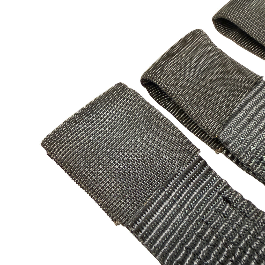 MOJAB LassoLock™ Heavy-Duty Tire Tie Down Kit – 2” × 12’ (Set of 4)