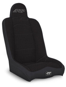 Daily Driver High Back Suspension Seat; Black Vinyl