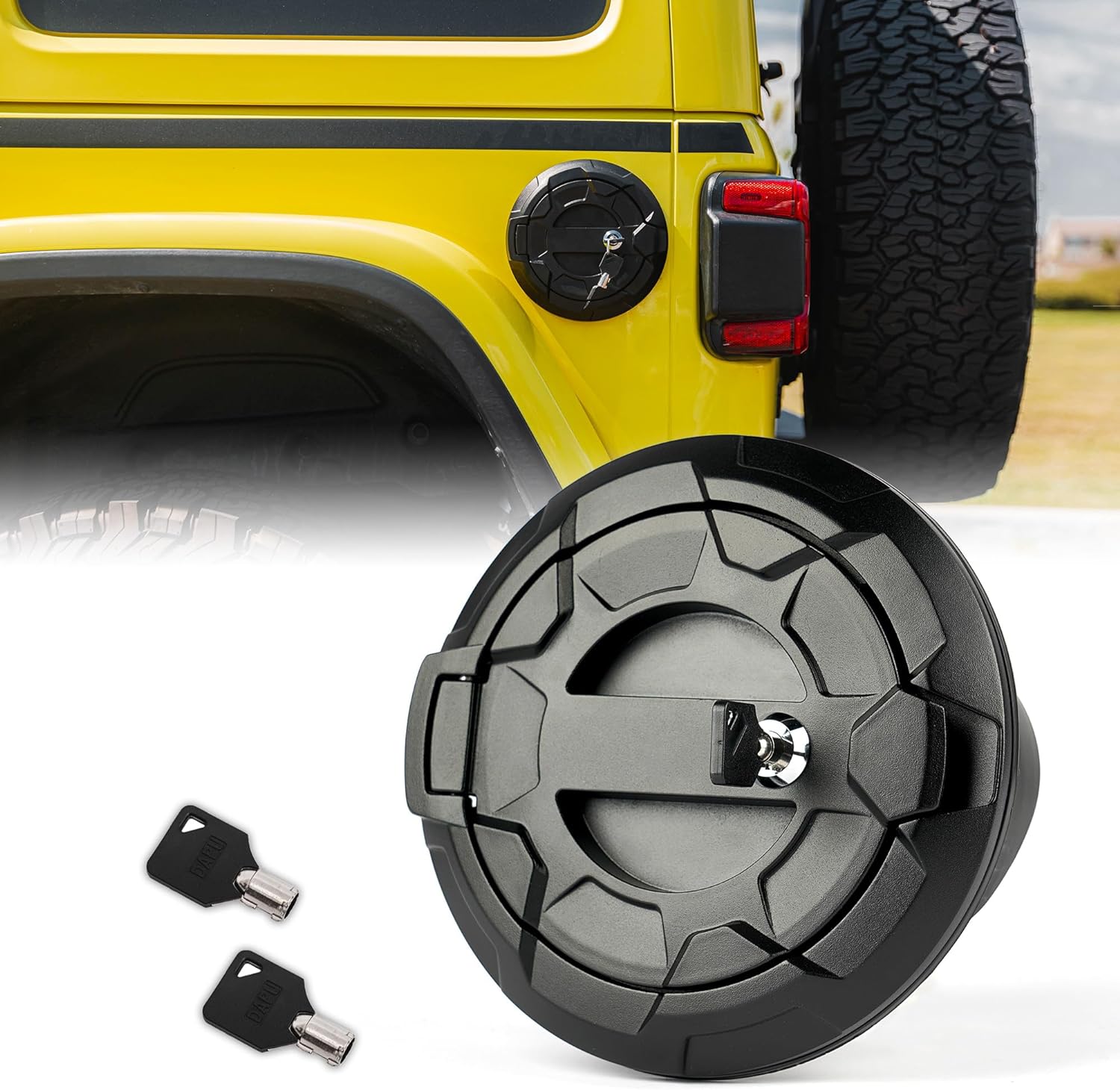 Xprite Wrangler Jl Gas Cap Cover Bedrock Series