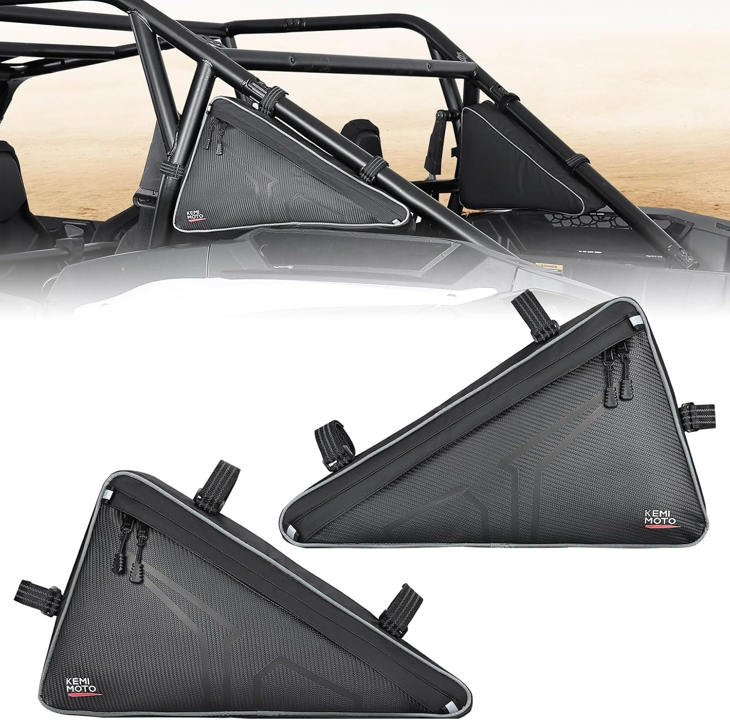 Kemimoto UTV Storage Bags Side Tool Bags Polaris RZR XP 1000/4 2024-20