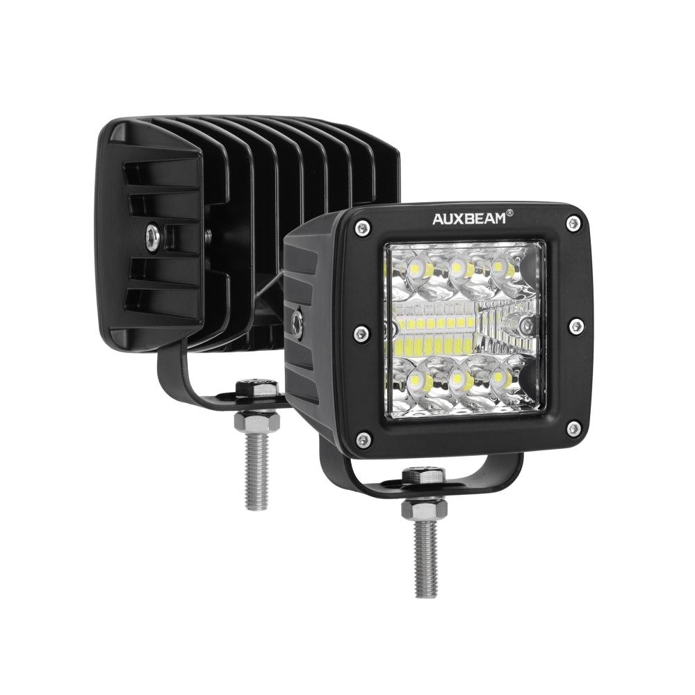 (2pcs/set) 3 Inch LED Pods Light Spot Beam with 2-Lead Wiring Harness for Truck SUV Offroad 4x4