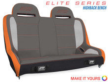 Elite Series High Back Rear Suspension Bench Seat - 40"