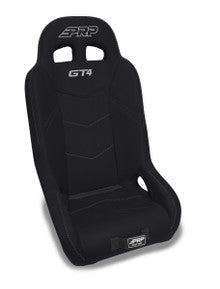 GT4 Rear Suspension Seat for Polaris RZR XP4 1000, XP4 Turbo, XP4 Turbo S, PRO XP4, PRO R4, PRO S4, Turbo R4 - Black
