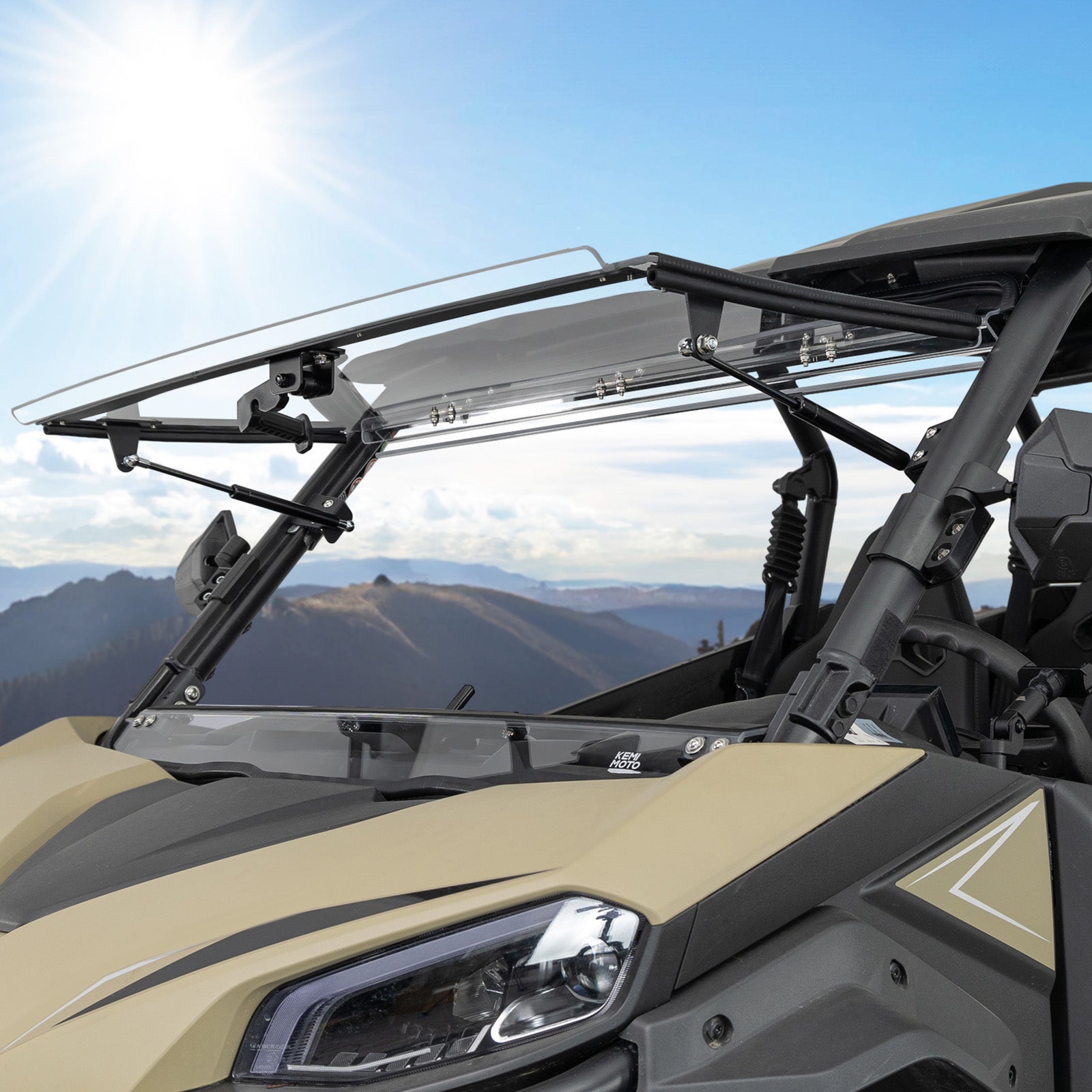 Kemimoto 3-in-1 Flip Windshield 2023+ ZForce 950 Sport | 800 Tr