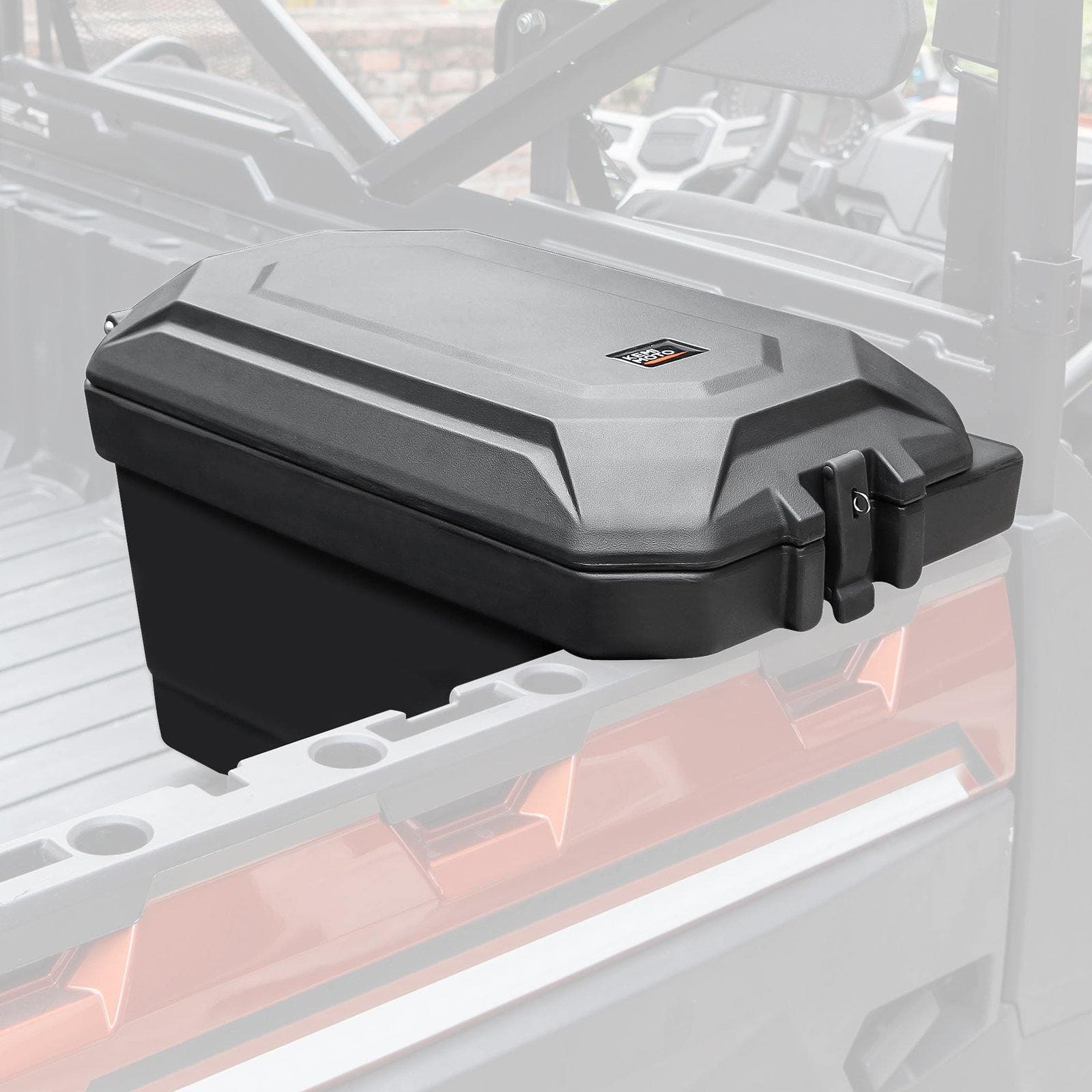 Kemimoto 45L Waterproof Bed Cargo Box (Passenger Side) Polaris Ranger