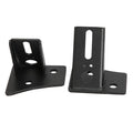 2pcs Black A-Pillar Light Lower Windshield Hinge Mounting Brackets LED Pod Light for 2007-2017 Wrangler JK