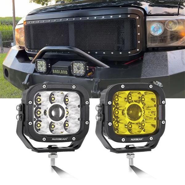 5 Inch 110W White/Amber Spot Light LED Driving Lights for 1500/2500/3500