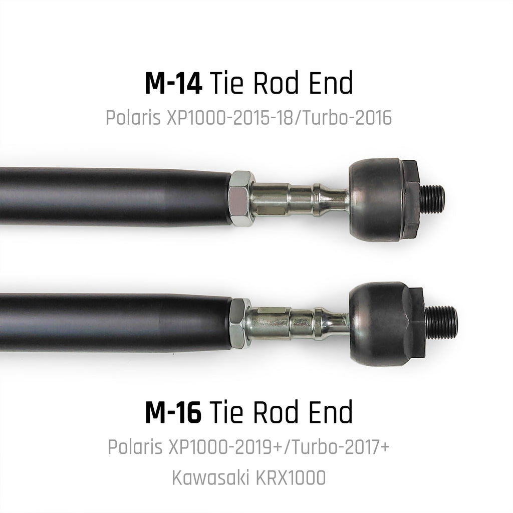 Polaris RZR XP1000/4 HD Billet Aluminum Tie Rod Kit, (M14 Rack)