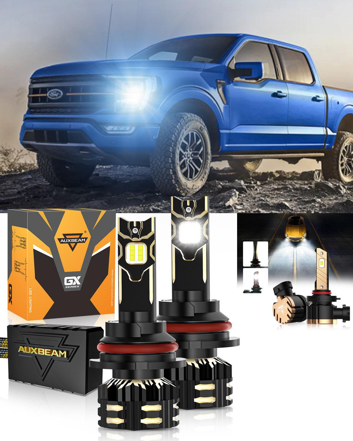 For 2000-2003 F-150 9007 LED Headlight Bulbs Bundle