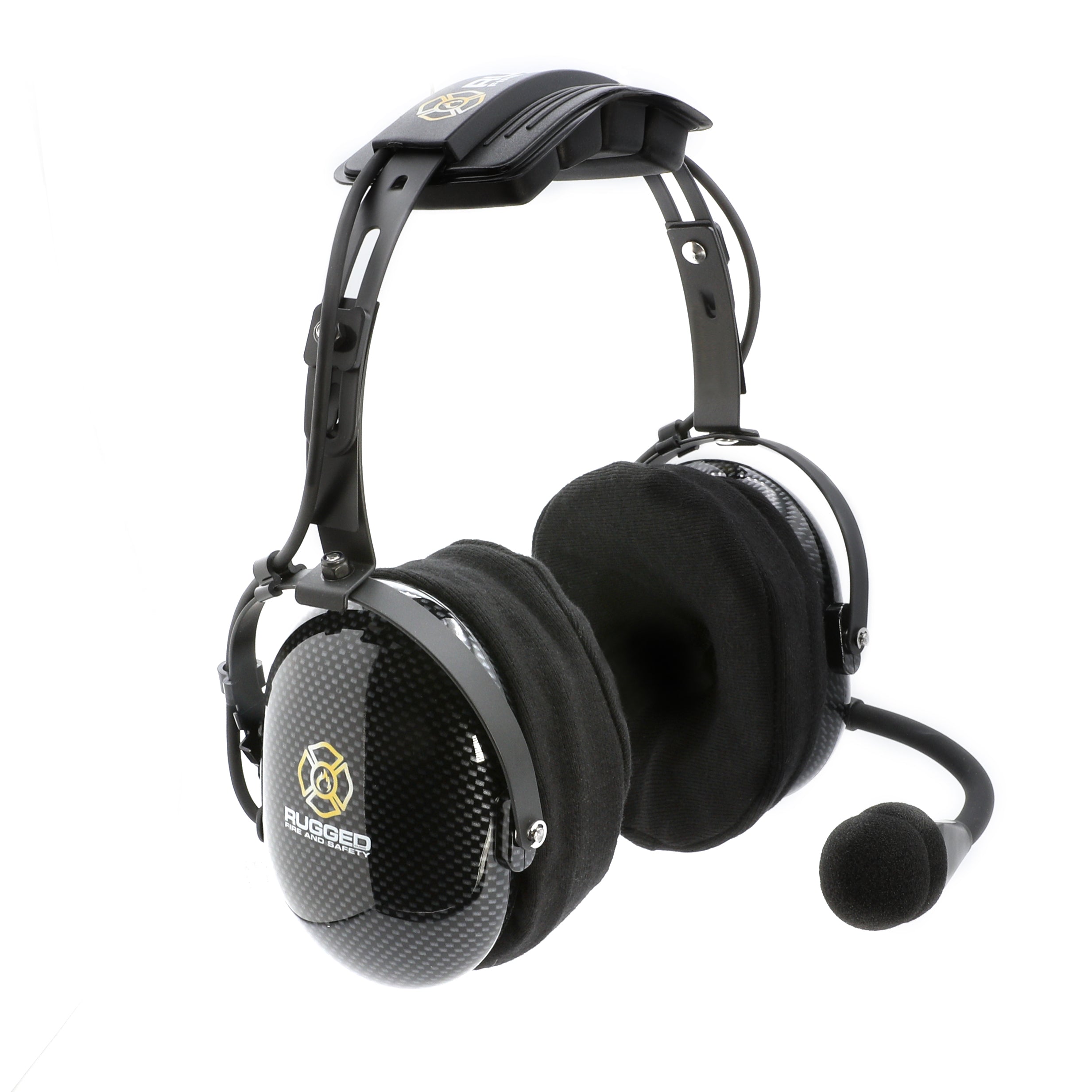 FHS Over-The-Head Fire Safety Industrial Headset - No Buttons / No Cable