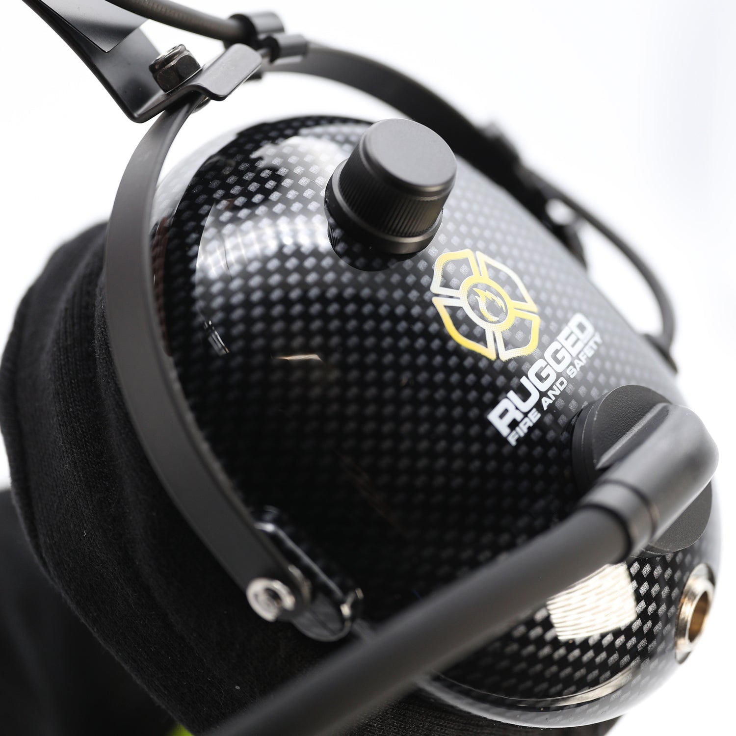FHS Over-The-Head Fire Safety Industrial Headset - No Buttons / No Cable