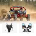 Kemimoto Cab Pack Center Seat Bag and Side View Mirror Polaris RZR
