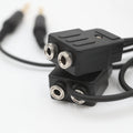 General Aviation Pilot Headset Extension Splitter Cable