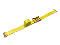 2" x 12' Ratchet Strap with E-track fitting, Yellow - No Logo