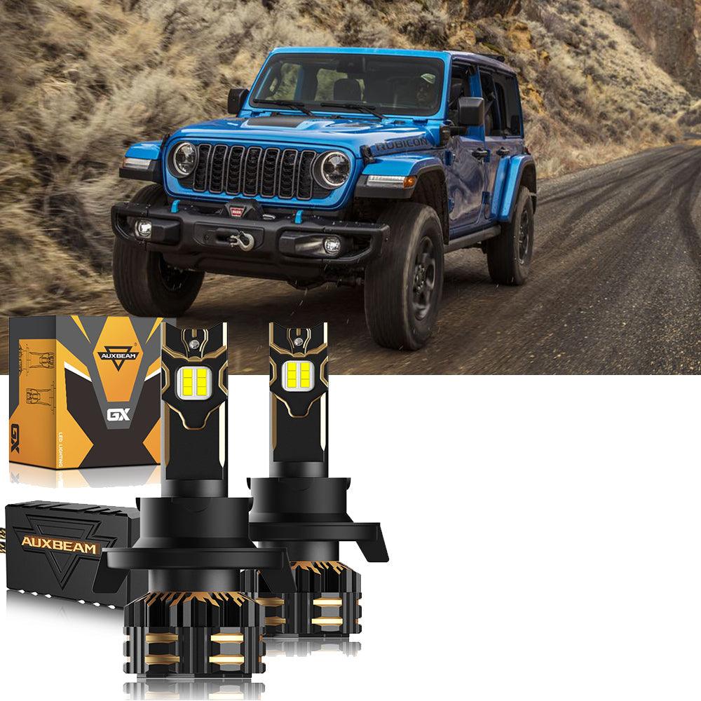 For 2018 Wrangler JK H13 LED Headlight Bulbs