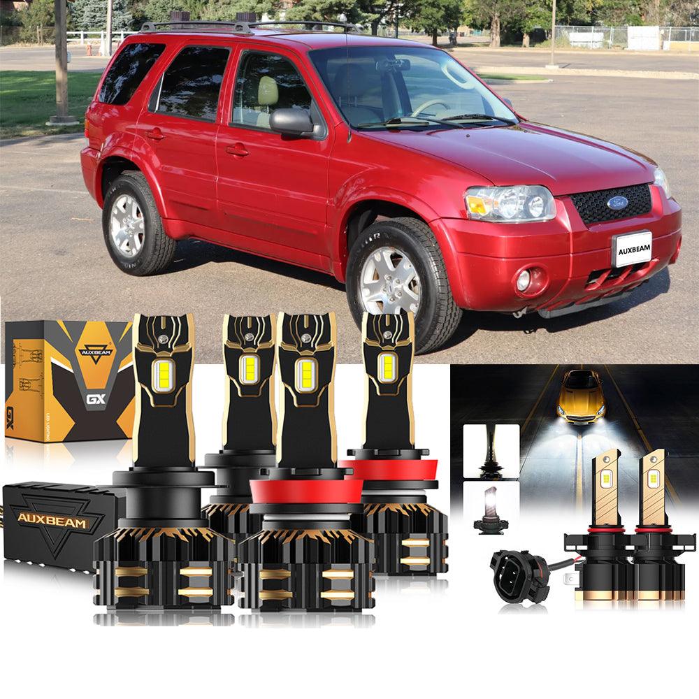 For 2007 Escape H4 LED Headlight Bulbs Bundle
