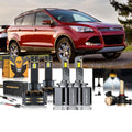 For 2013-2016 Escape H1 D3S LED Headlight Bulbs Bundle with HID Headlamps