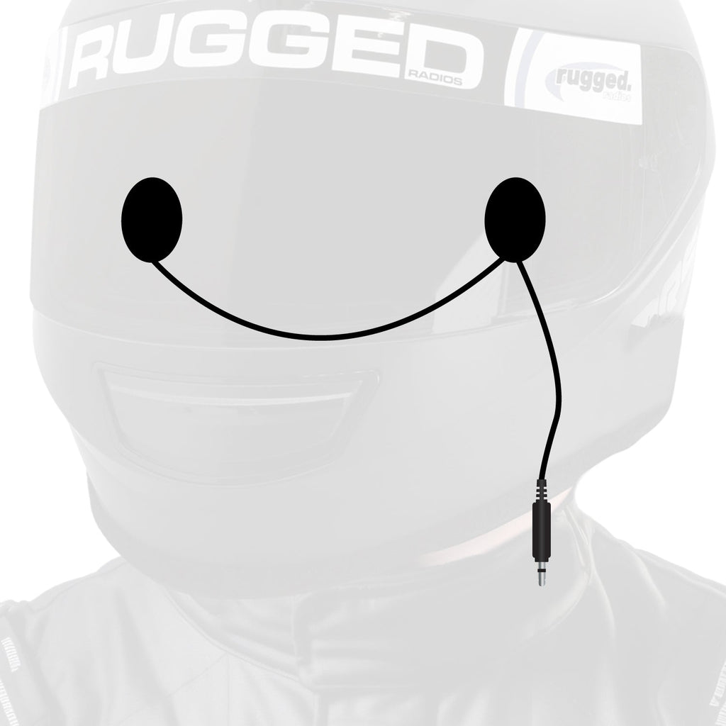 In-Helmet Speakers with 3.5mm Plug - Stereo / Standard