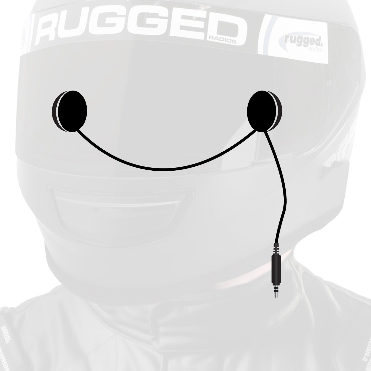 In-Helmet Speakers with 3.5mm Plug - Stereo / Standard