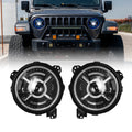 Xprite 9-Inch RGB-W Halo Headlights