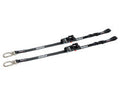 1.25" x 7ft Motorcycle Tie-Downs w/ Sliding Ratchet (2-Pack)