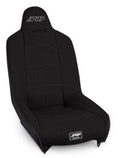 Roadster High Back Suspension Seat; All Black