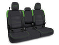 Rear Bench Cover for Jeep Gladiator JT, with no Armrest - Black with Red Stitching