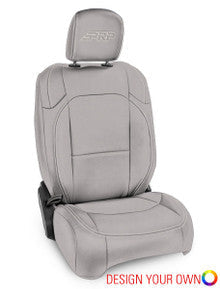 Front Seat Covers for Jeep Gladiator JT Mojave Edition and Wrangler JLU 392 Edition (Pair) - Custom