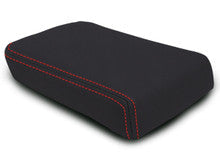 Center Console Cover for Polaris XPEDITION, Black with Red Stitch