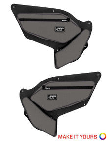 Front Door Bags with Knee Pad for 2020-24 Polaris RZR PRO XP, PRO R, Turbo R (Pair), Custom