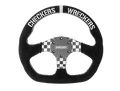PRP X Shreddy Checkered Steering Wheel, D-Shaped