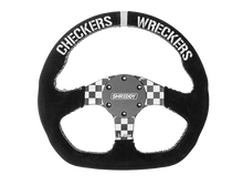 PRP X Shreddy Checkered Steering Wheel, D-Shaped