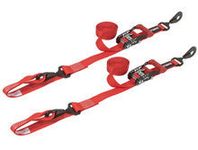 1.5" x 10' Ratchet Tie-Down w/ Soft-Tie (2 Pack) - Black