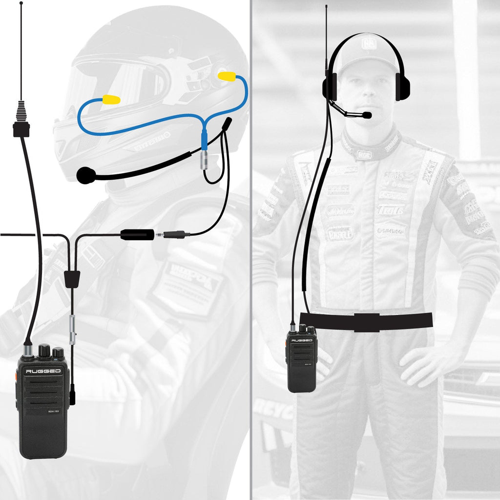 IMSA Driver and Crew Chief Long Track Racing Kit with RDH16 Radios