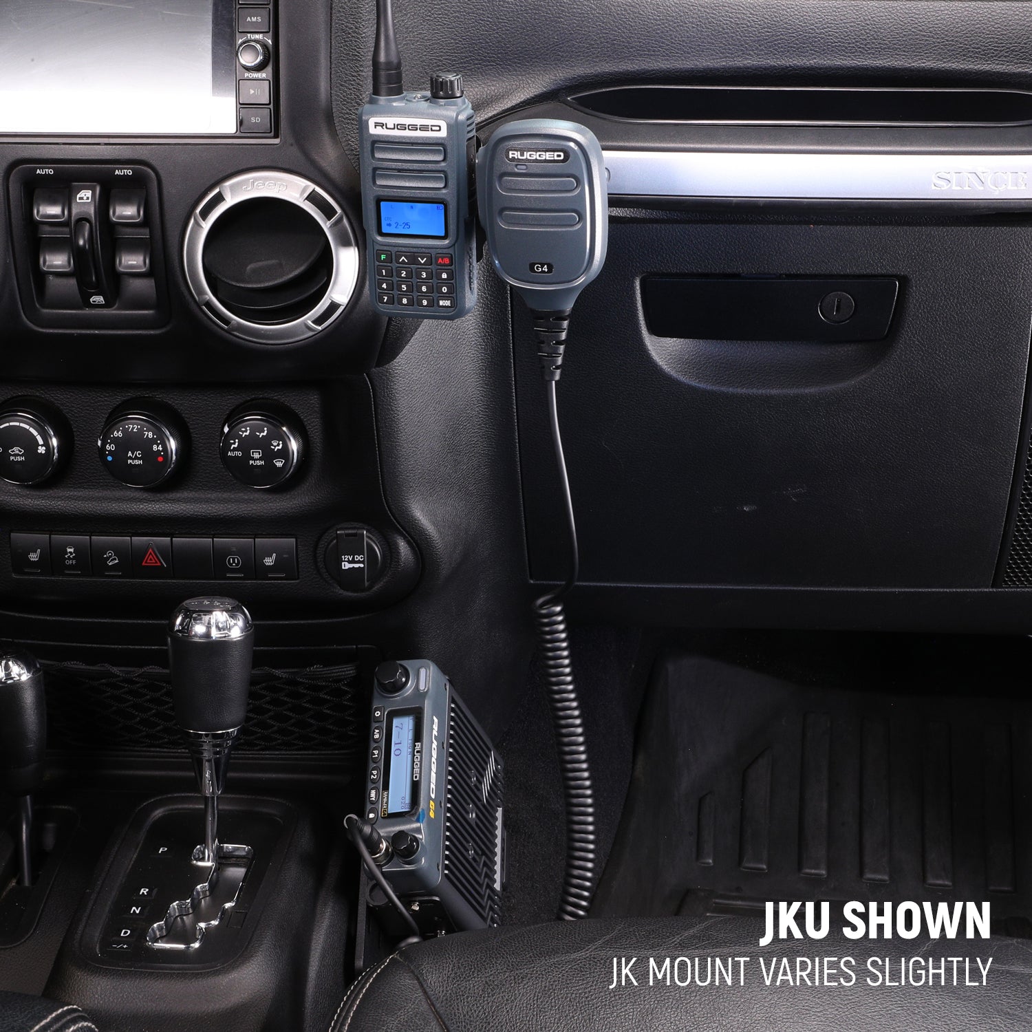 ULTIMATE GMRS Mobile Radio Kit for Wrangler JK