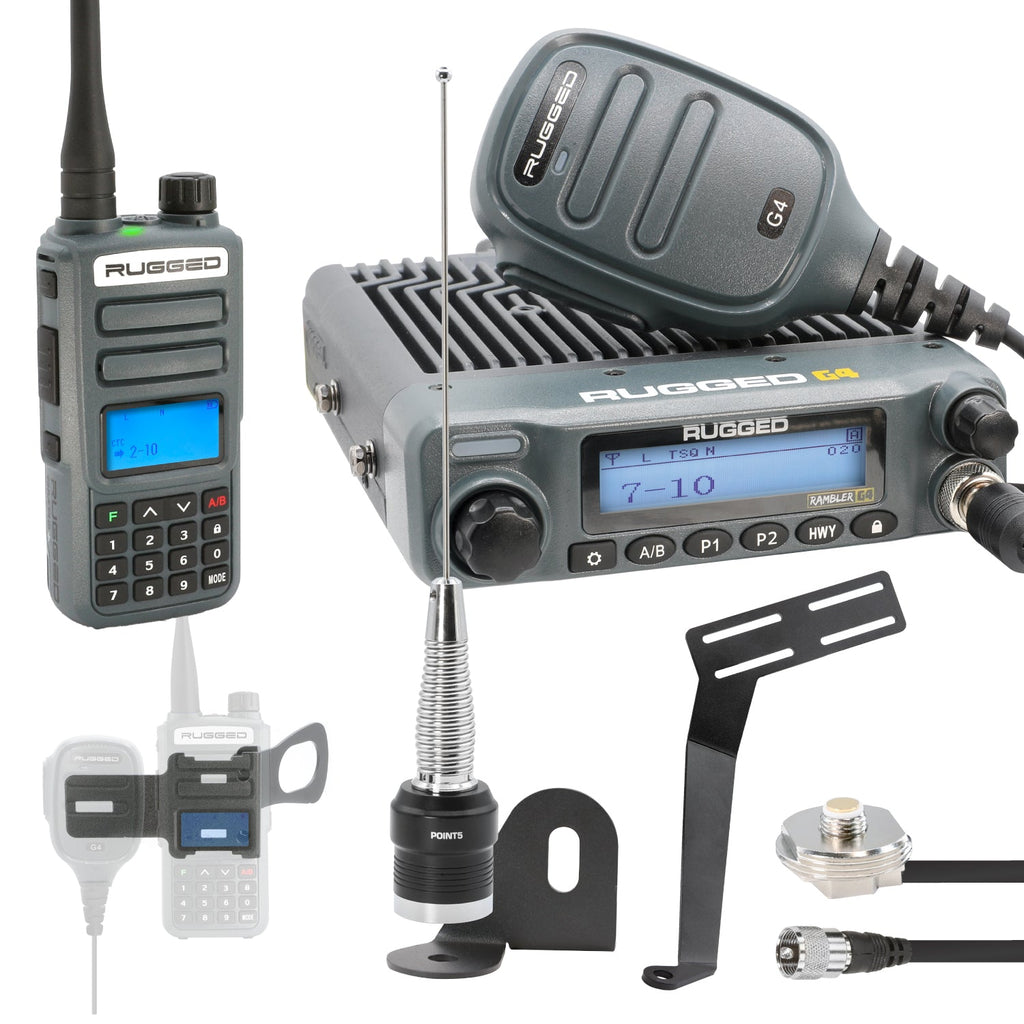 ULTIMATE GMRS Mobile Radio Kit for Wrangler JK