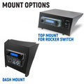 Kawasaki Teryx KRX Complete Communication Kit with Bluetooth Intercom and 2-Way Radio - 696 PLUS / G1 GMRS / Dash Mount