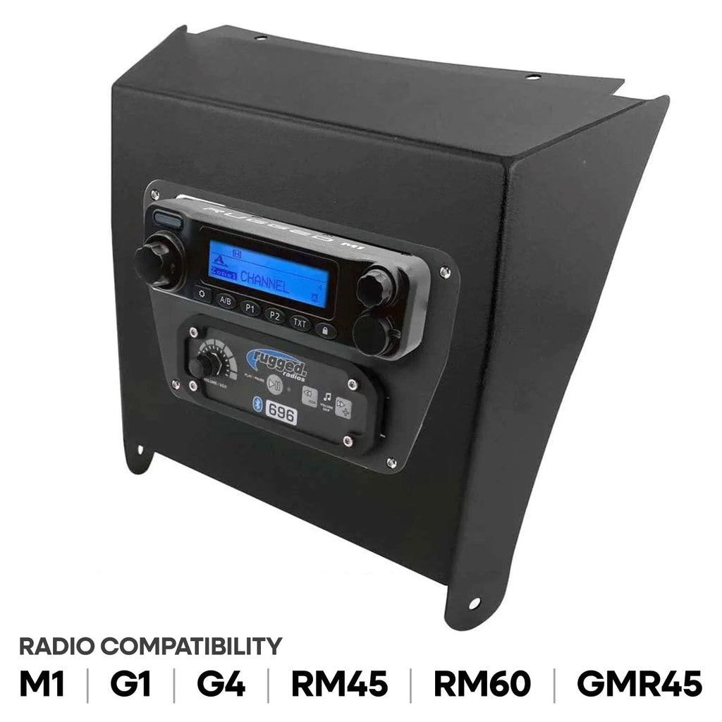 Kawasaki KRX Multi-Mount Kit for Rugged Mobile Radios and Intercom - Motorola CM300D / Vertex VX2200